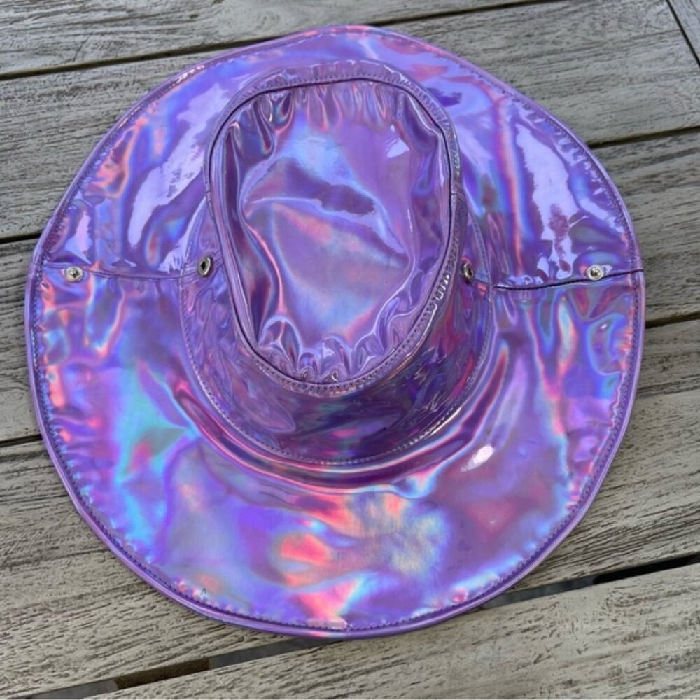 Urban Outfitters Iridescent Cowboy Hat New With Tags